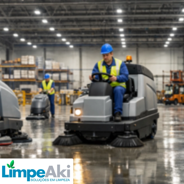 Limpeza para galpões de locação